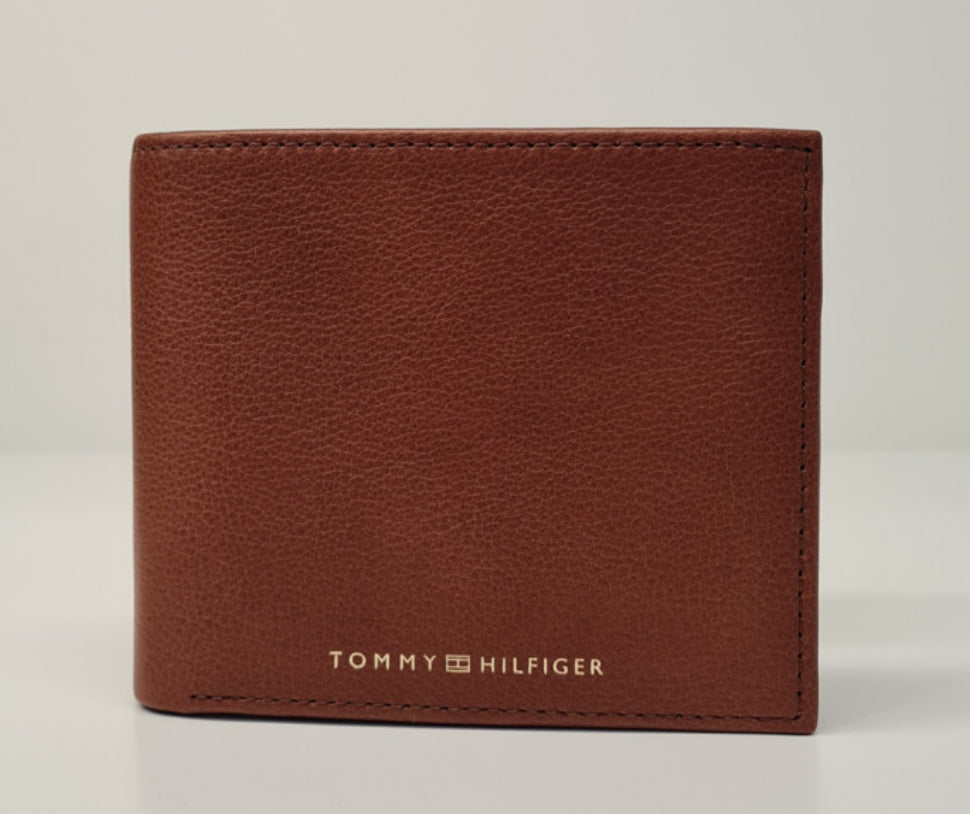 Portefeuille Tommy Hilfiger Marron en Cuir Homme – Accessoire Élégant et Durable