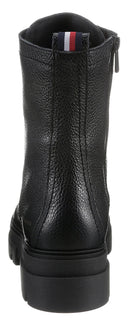 boot tommy hilfiger monochromatic lace up