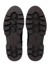 boot tommy hilfiger monochromatic lace up