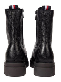 boot tommy hilfiger monochromatic lace up