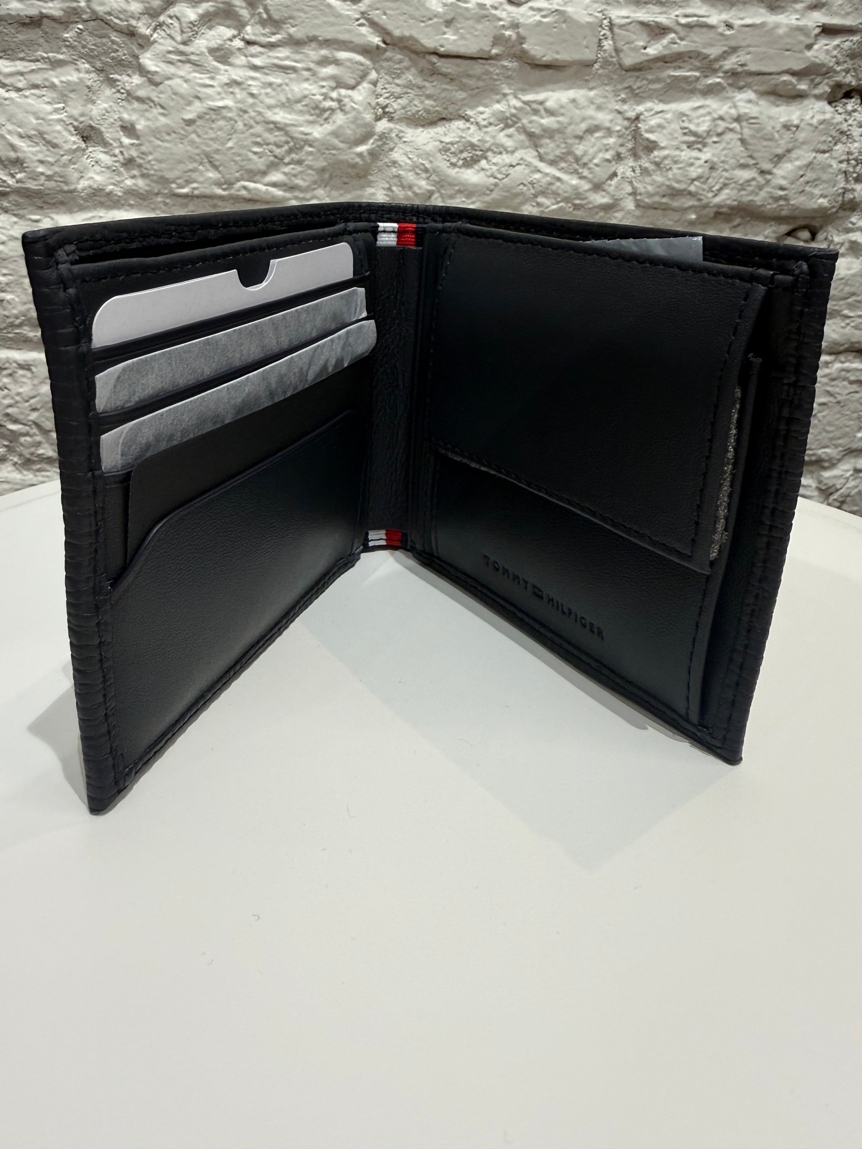 porte feuille homme Tommy bleu marine
