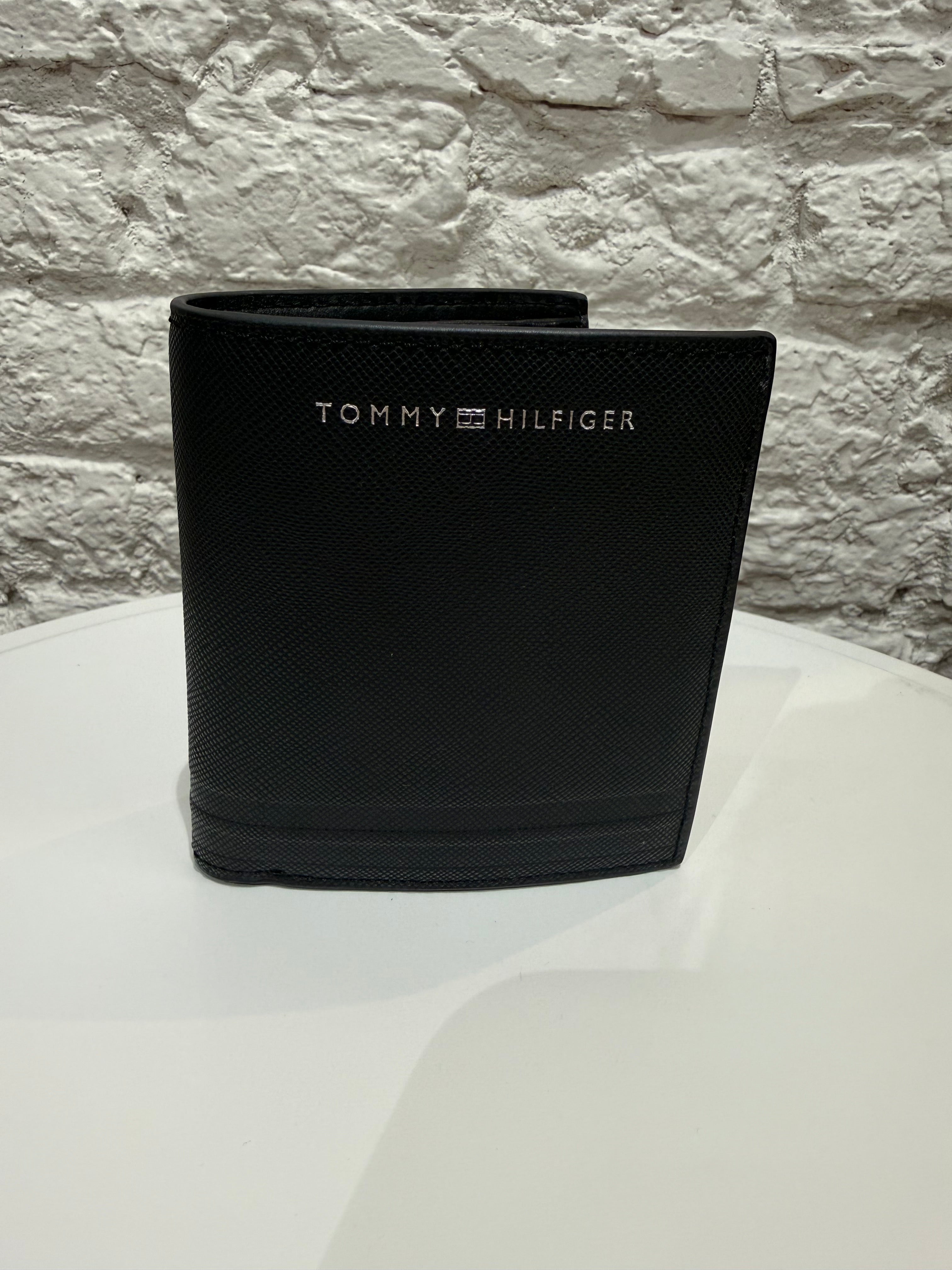 portefeuille noir Tommy Hilfiger 