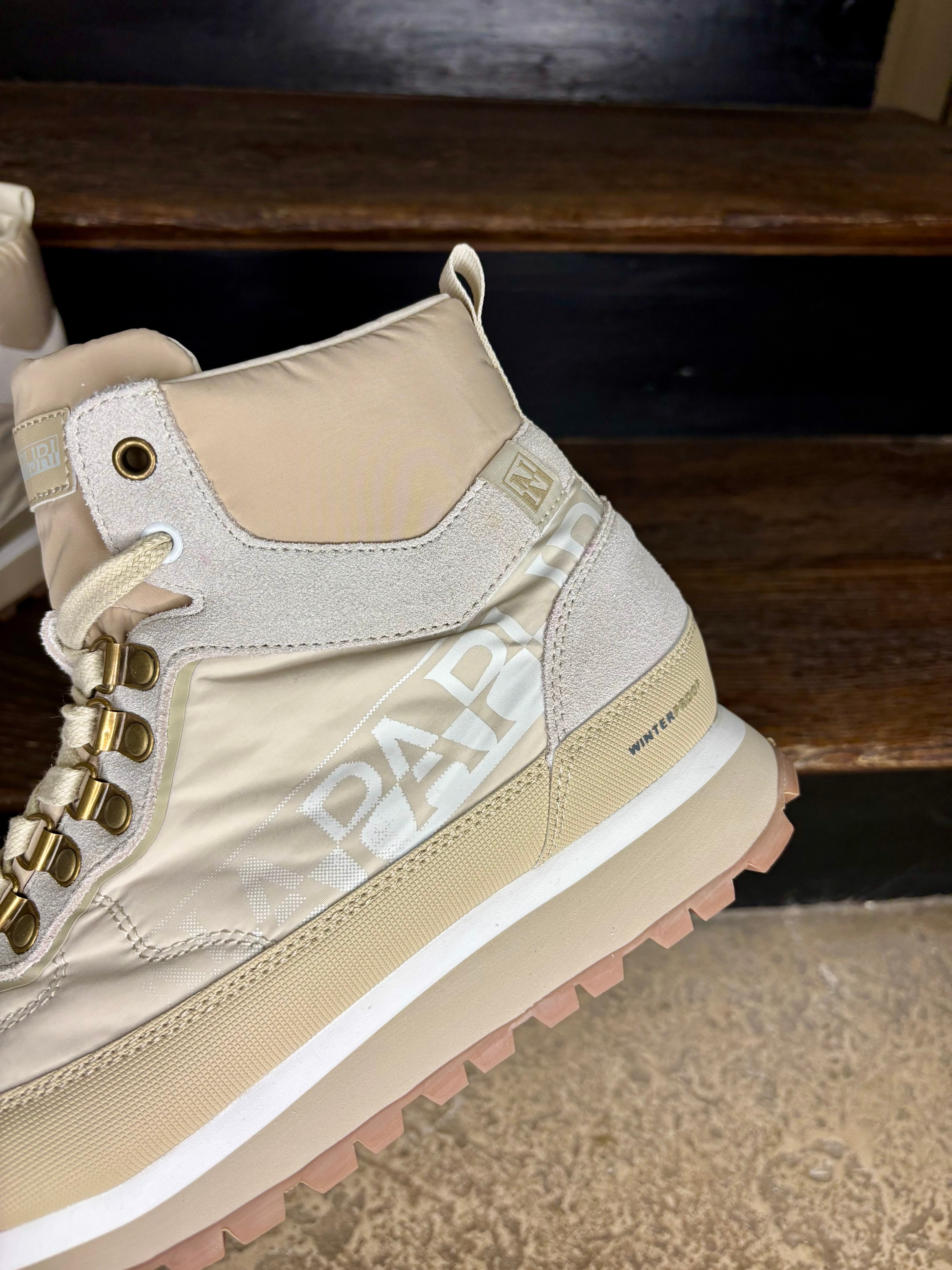 Bottines Winterproof Femme Beige Napapijri – Chaussures Chaudes Hiver Confortables