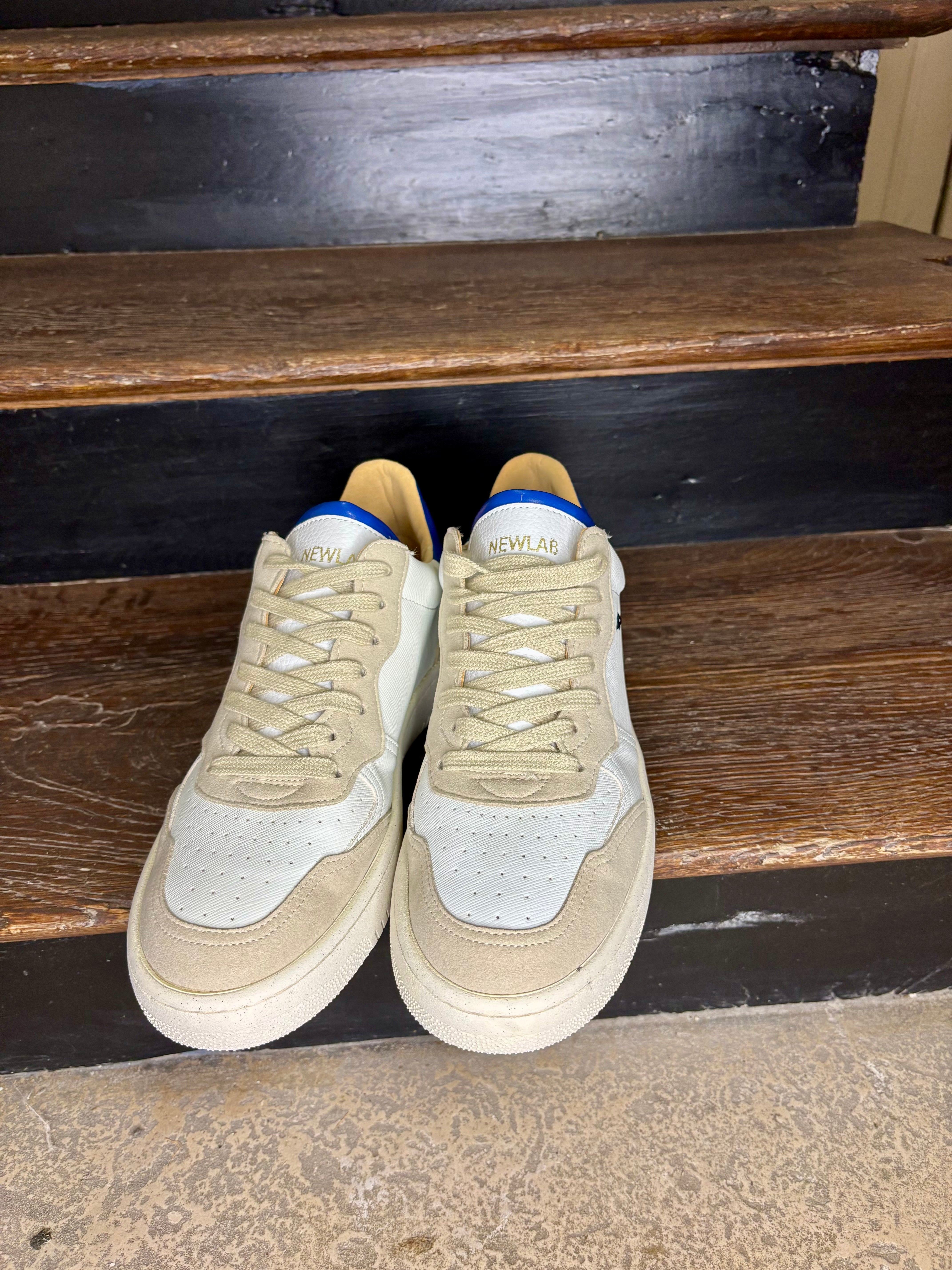 Basket Homme Newlab bleu et blanc – Chaussures tendance confortables sport urbain