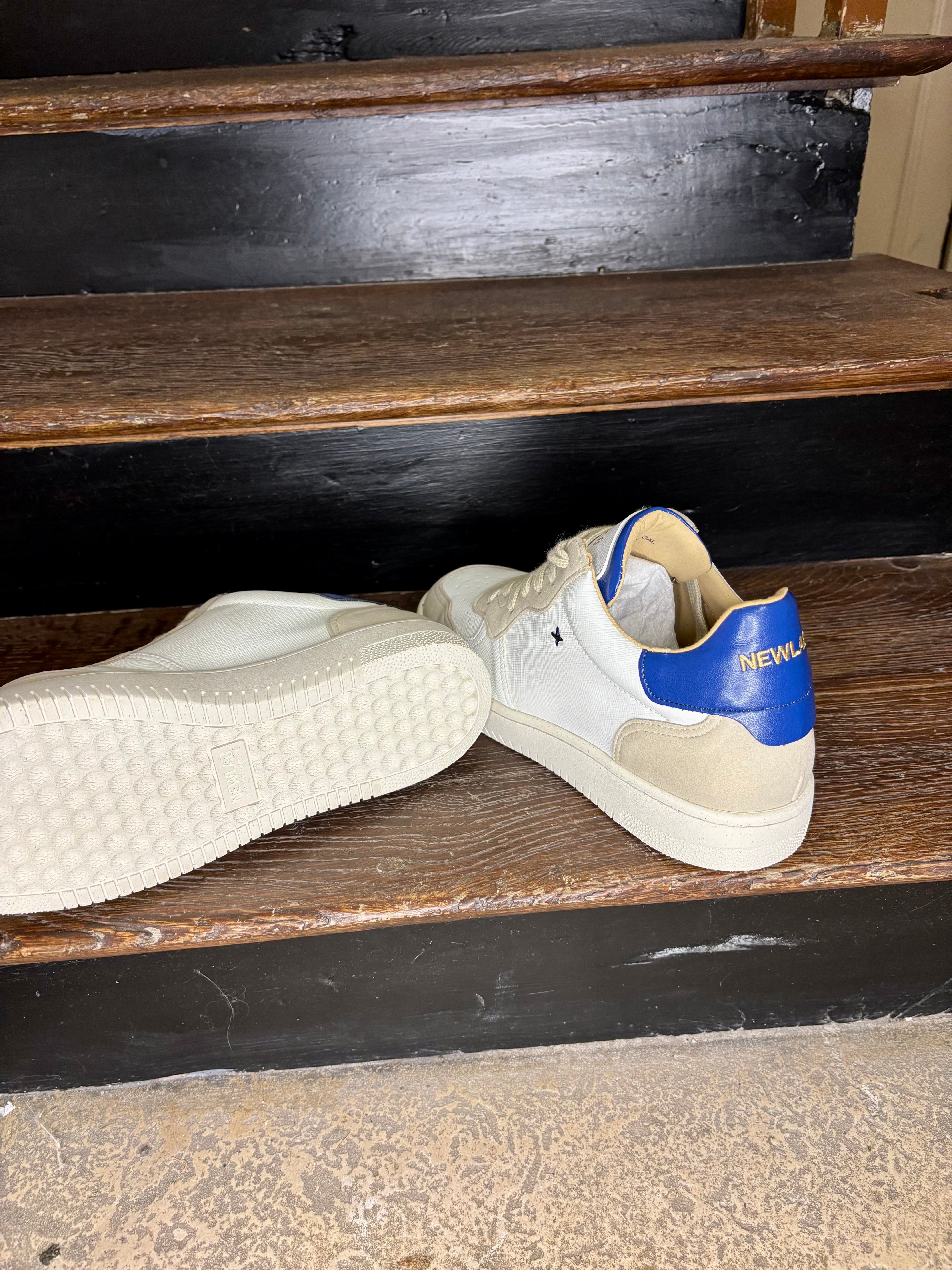 Basket Homme Newlab bleu et blanc – Chaussures tendance confortables sport urbain