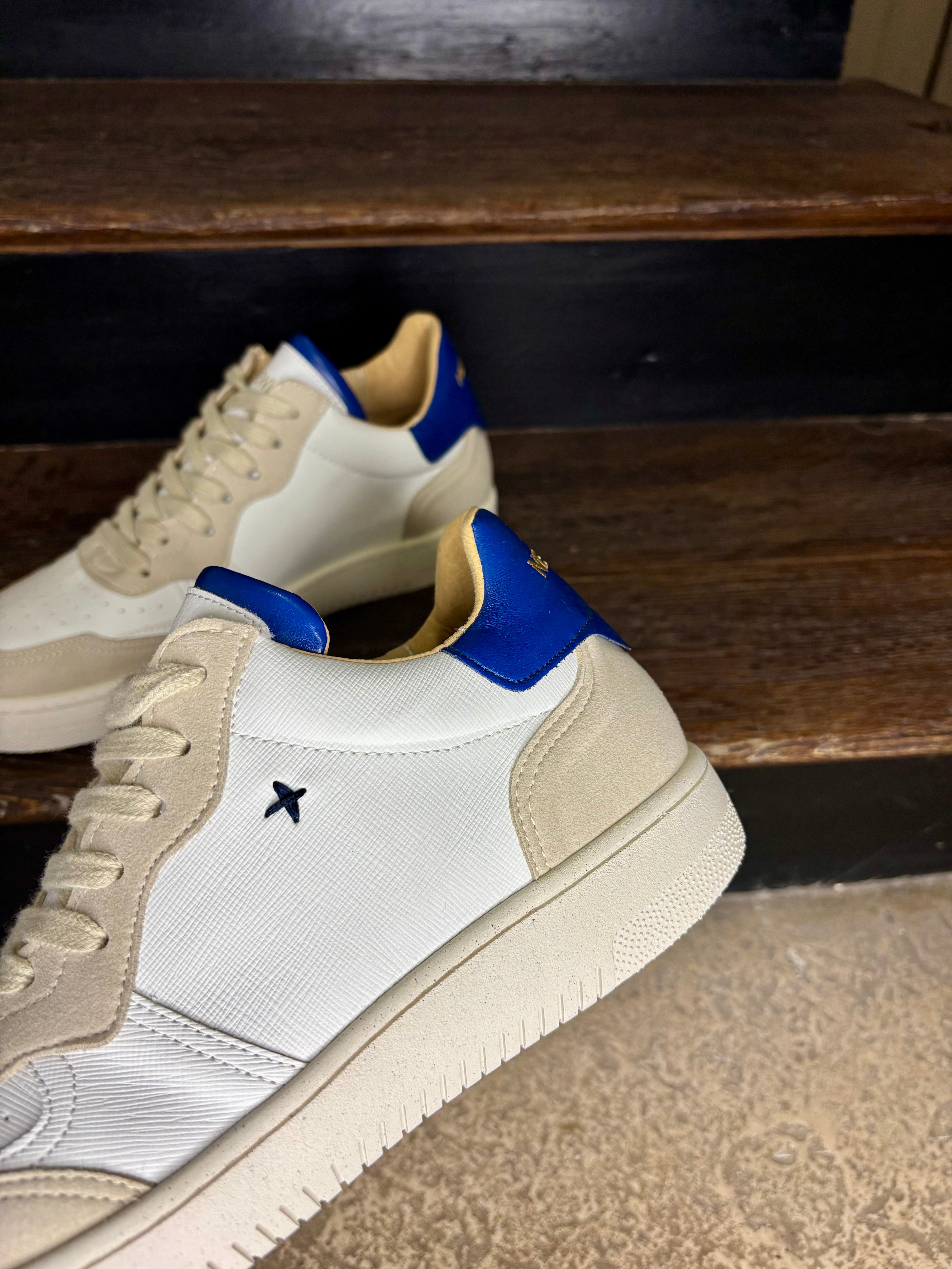 Basket Homme Newlab bleu et blanc – Chaussures tendance confortables sport urbain