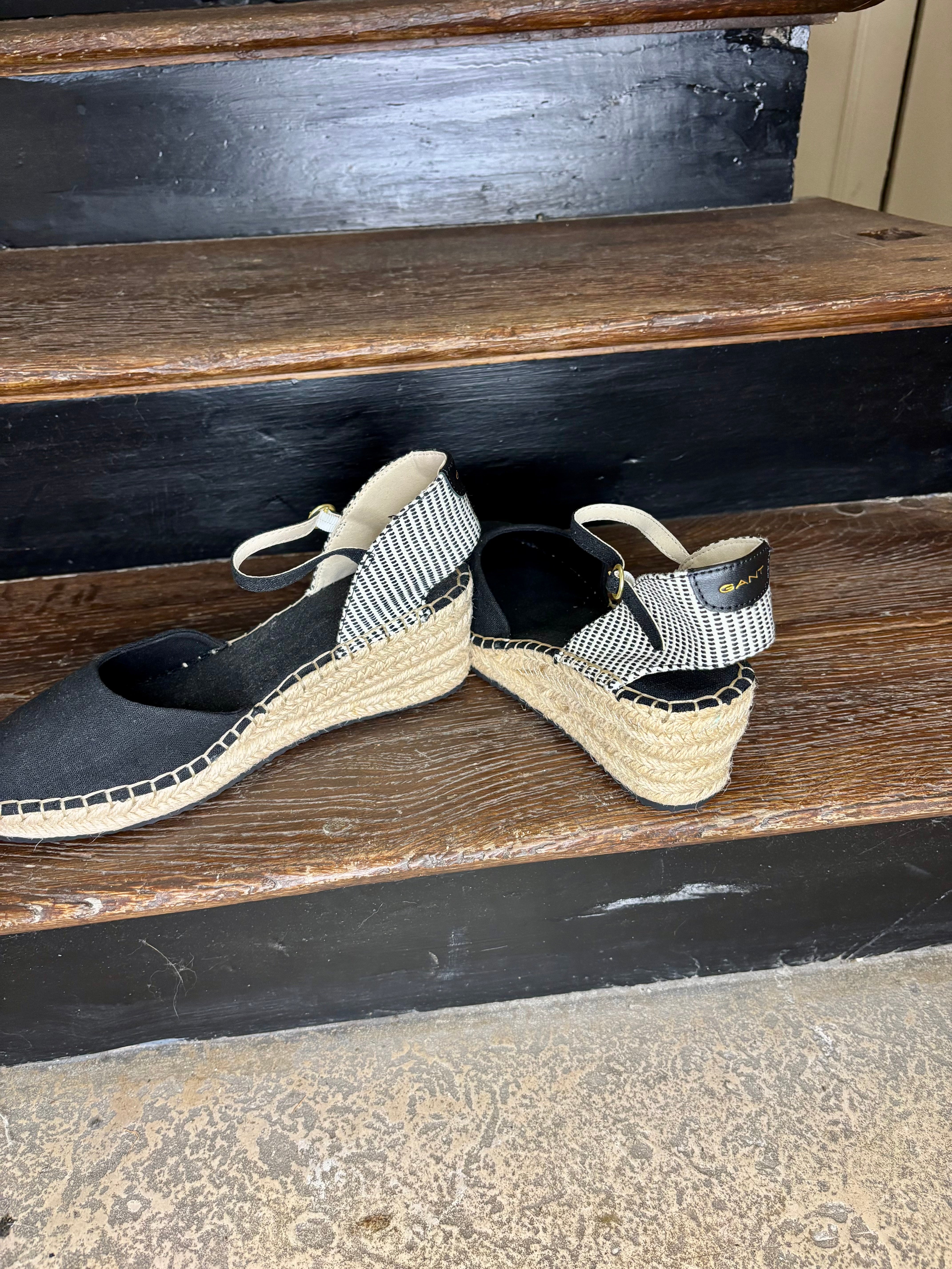 Espadrilles Femme Gant Luliza Noir – Confort Été, Chaussures Élégantes Voyage & Vacances