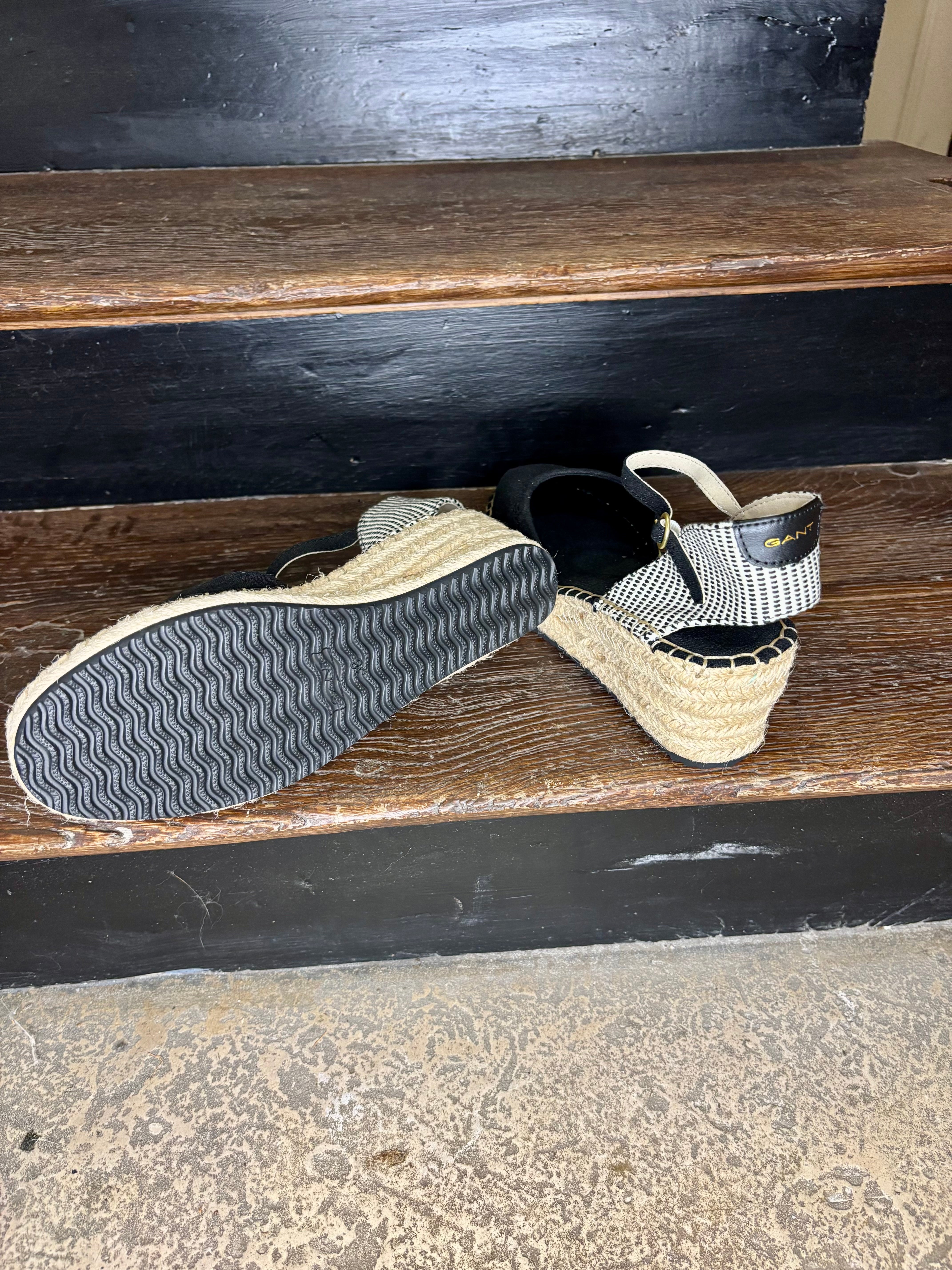 Espadrilles Femme Gant Luliza Noir – Confort Été, Chaussures Élégantes Voyage & Vacances