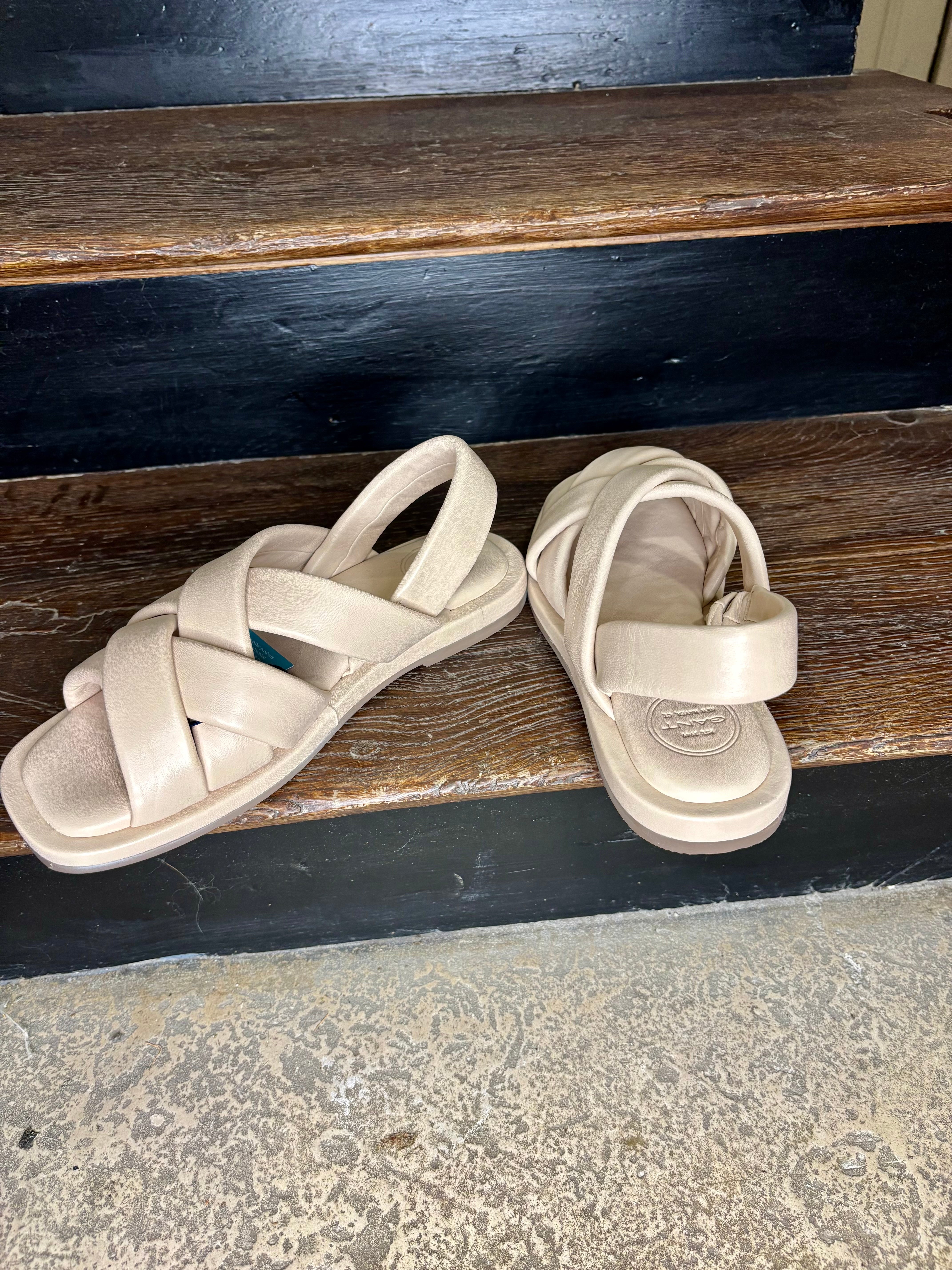 Sandales Femme Beige Gant – Confort & Élégance Été