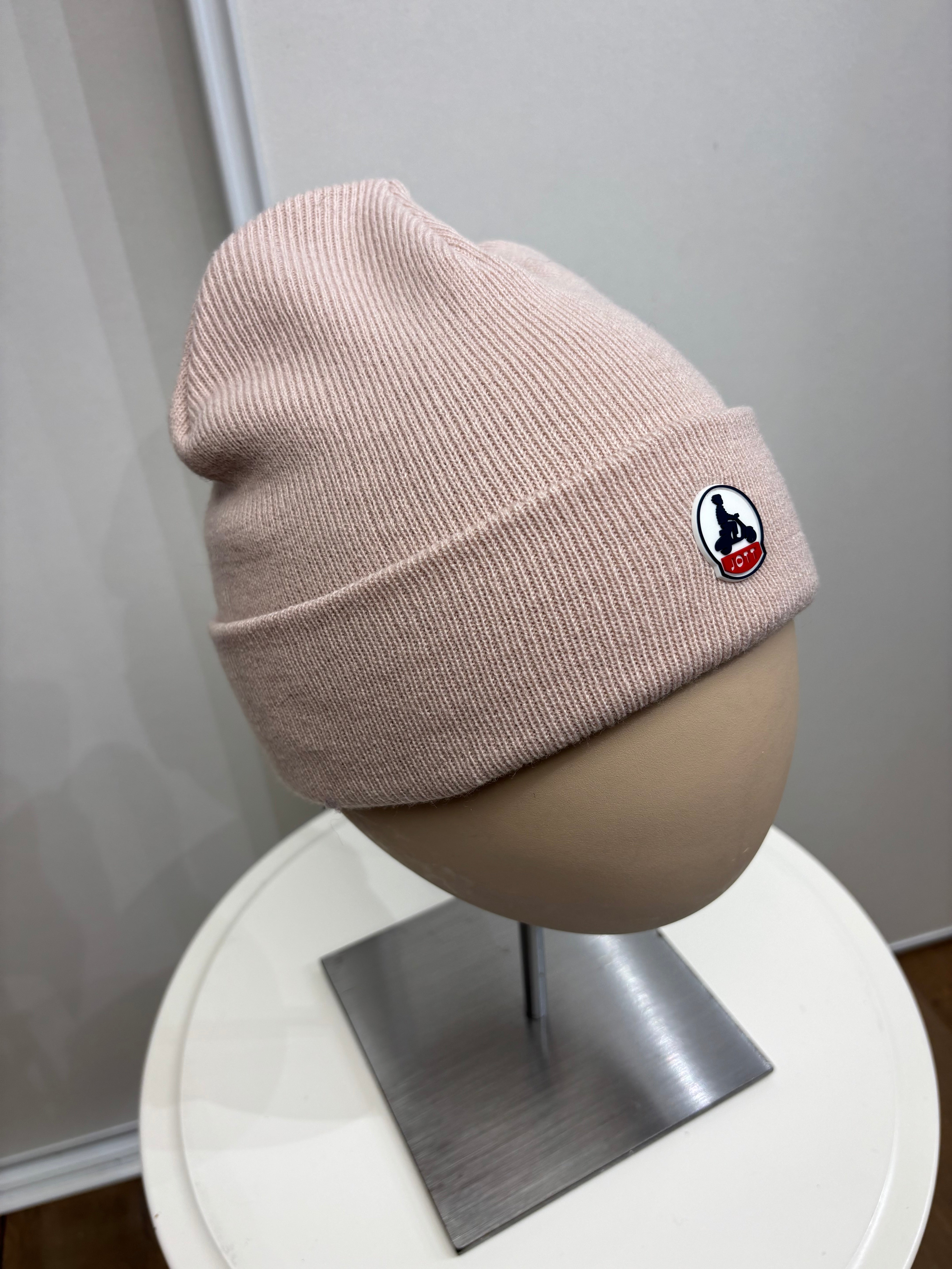 Bonnet femme Jott JIM/NOOS rose pâle – Accessoire hiver chaud et tendance