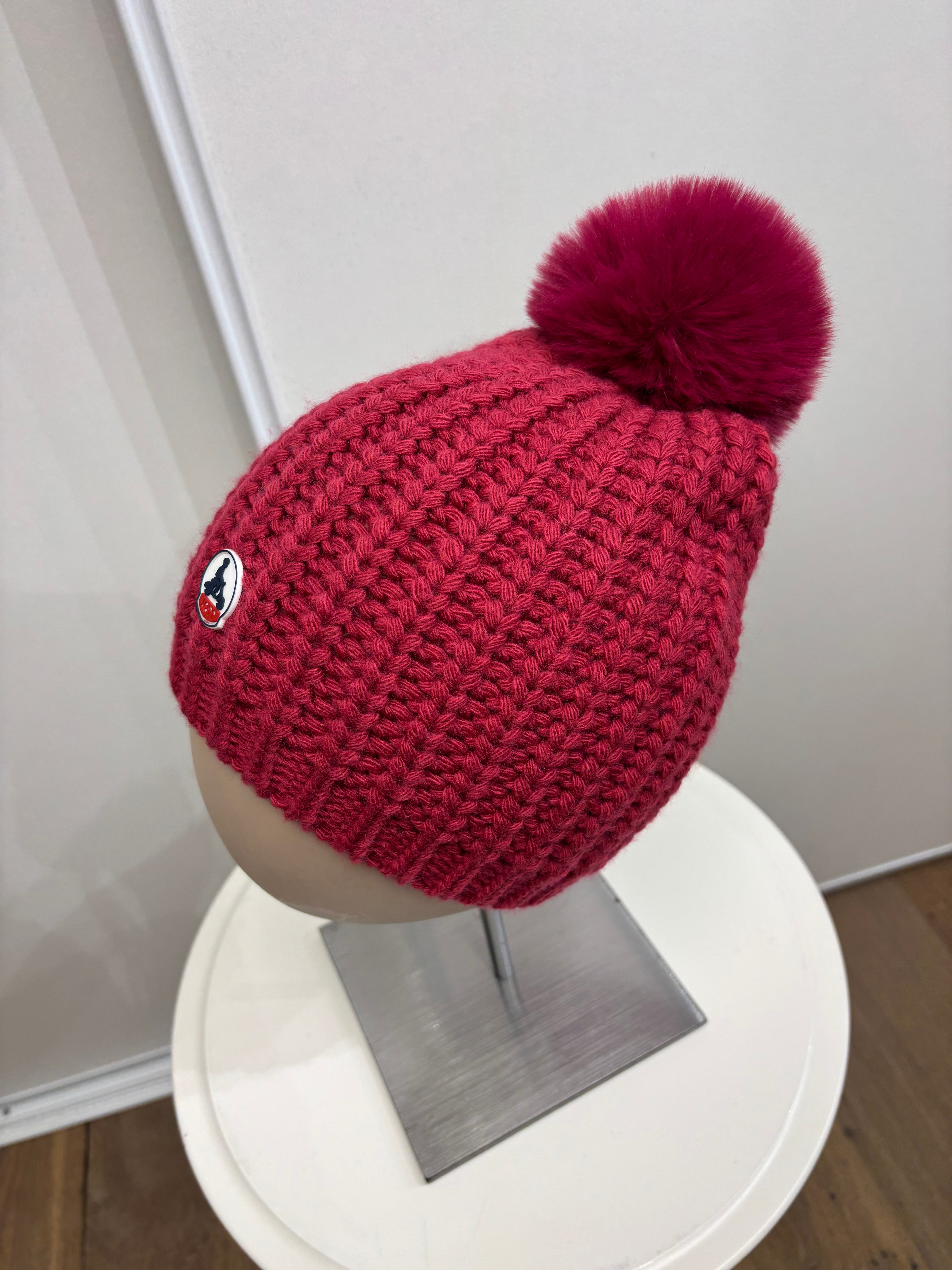Bonnet Femme Jott Montréal Framboise – Accessoire Hiver Élégant et Chaud