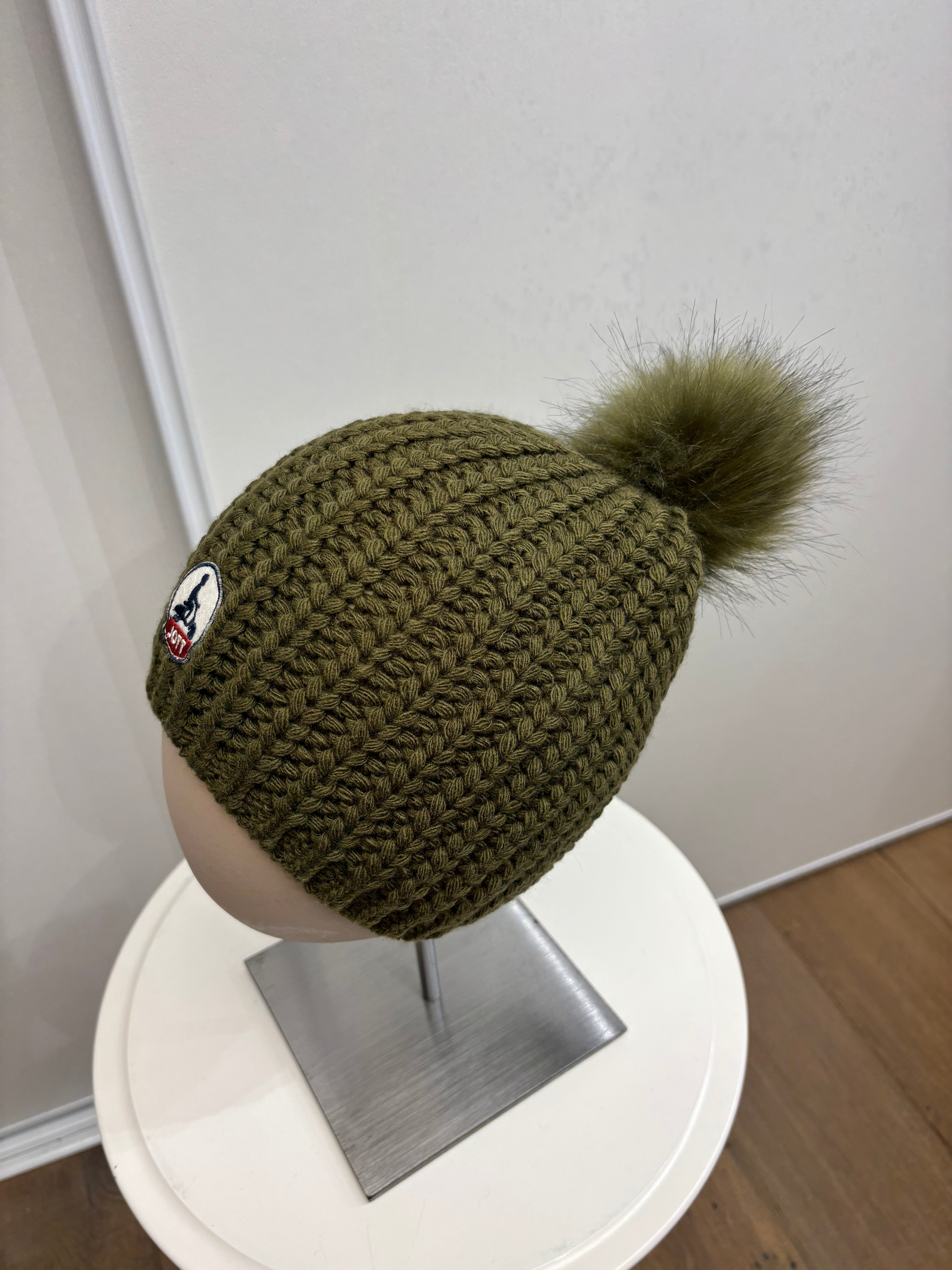 Bonnet Femme Jott Montréal Kaki – Chaud & Élégant pour l'Hiver