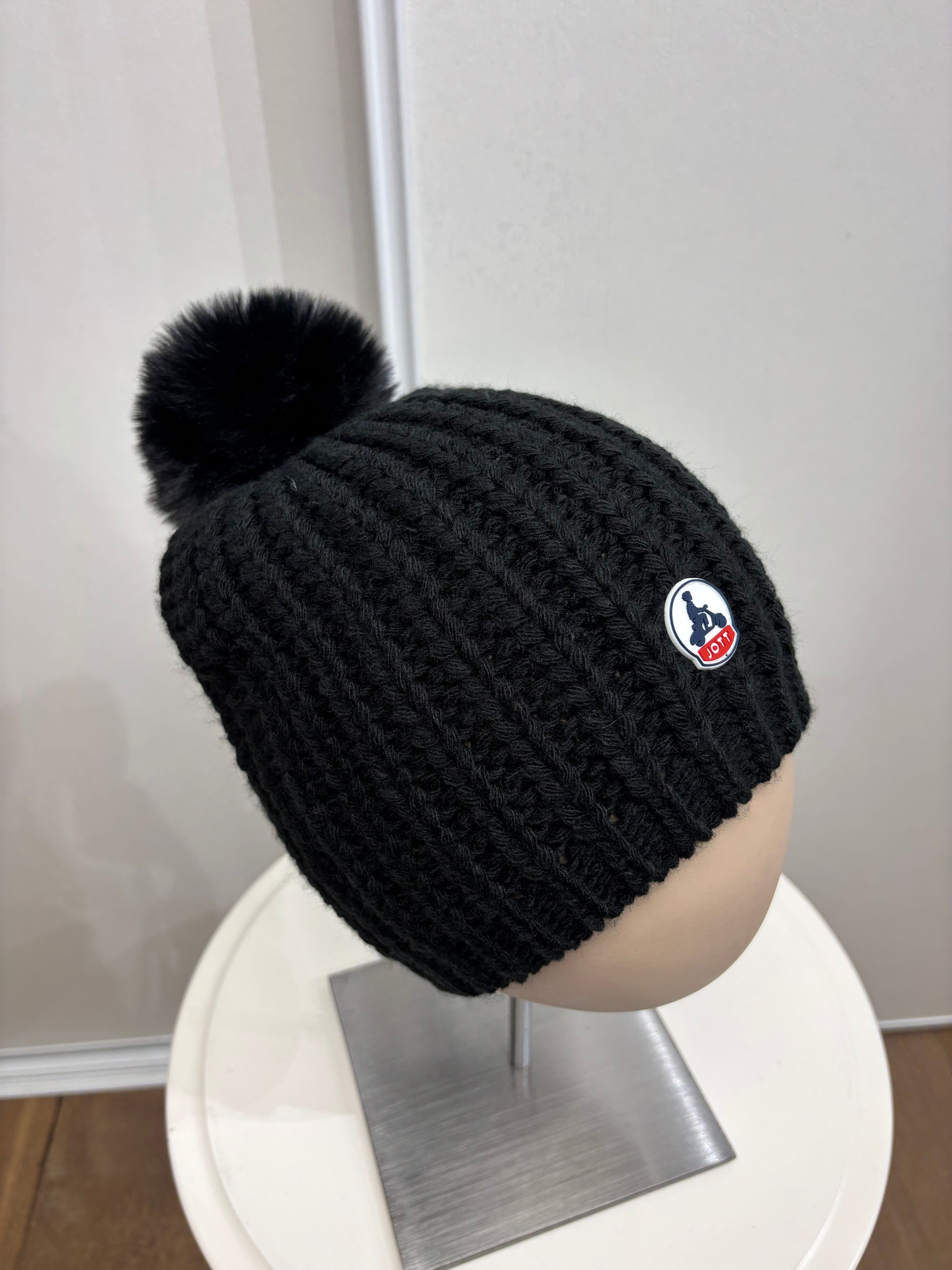 Bonnet Femme Noir JOTT Montréal – Chaud Hiver, Taille Unique, Accessoire Mode