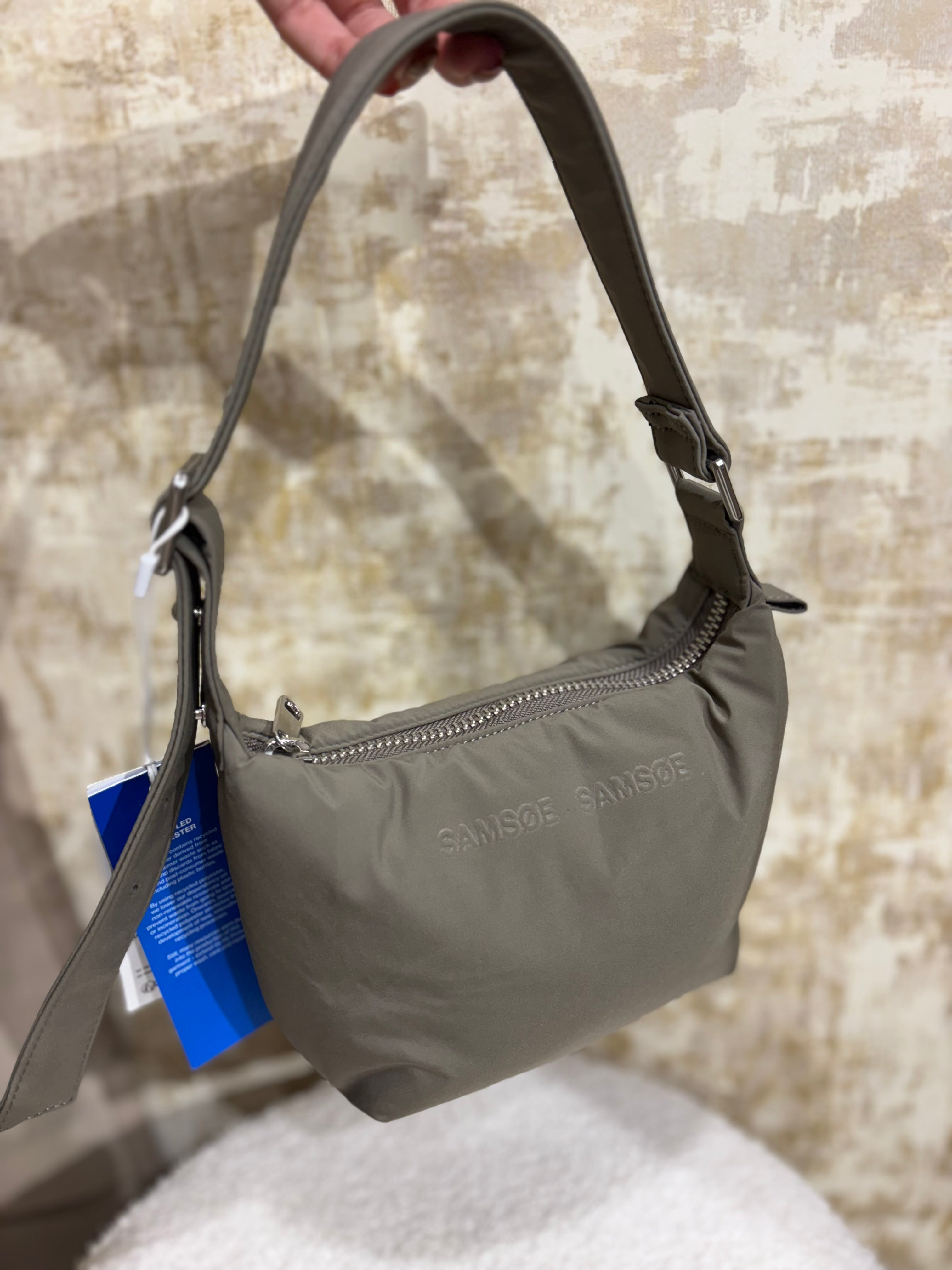 Sac Banane SAFREJA mini vert olive Samsoe Samsoe Femme