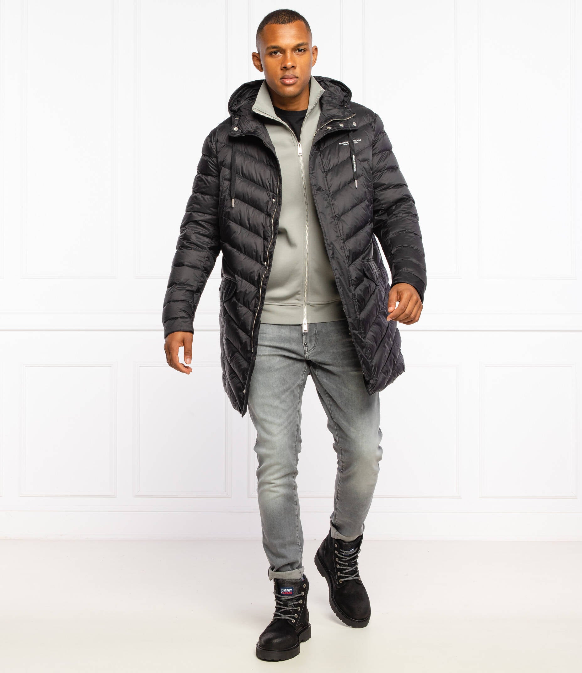 Doudoune Parka Homme Armani Exchange Noire – Manteau Hiver Ultra Chaud| Urban Chic Boutiques