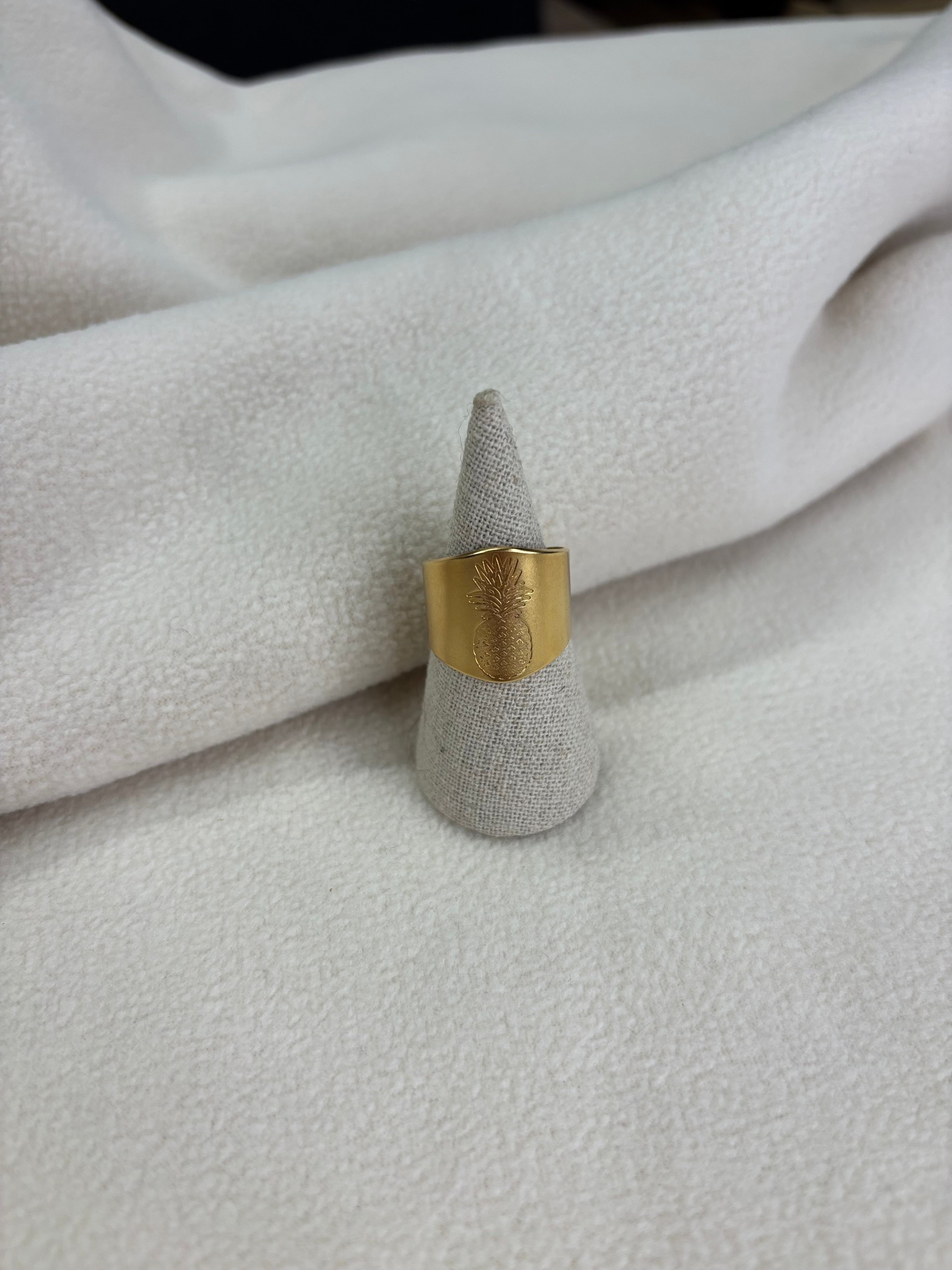 Bague épaisse en Acier - Urban chic boutiques