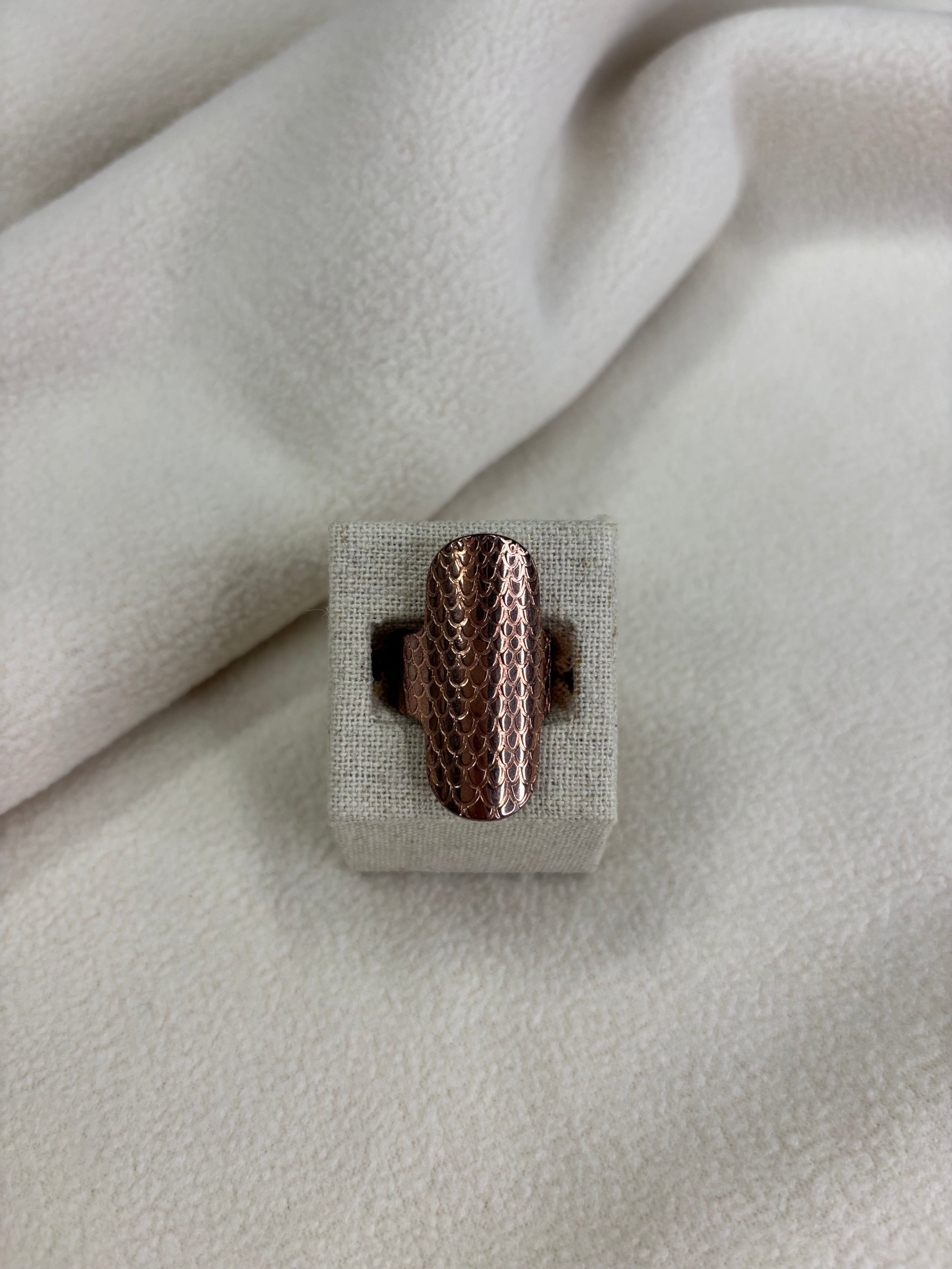 Bague armure en acier - Urban chic Boutiques