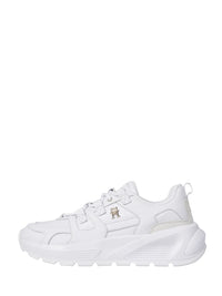Baskets Femme Tommy Hilfiger Blanches Runner Premium – Sneakers Confort Urbain Mode