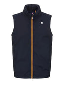 K-Way Valen Sans Manches Homme – Veste Gilet Stretch Nylon Jersey Bleu Marine, Imperméable, Légère, Toutes Tailles