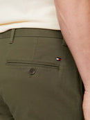 Chino Tommy Hilfiger Bleecker Slim Fit Olive Homme – Pantalon élégant urbain automne