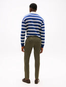 Chino Tommy Hilfiger Bleecker Slim Fit Olive Homme – Pantalon élégant urbain automne