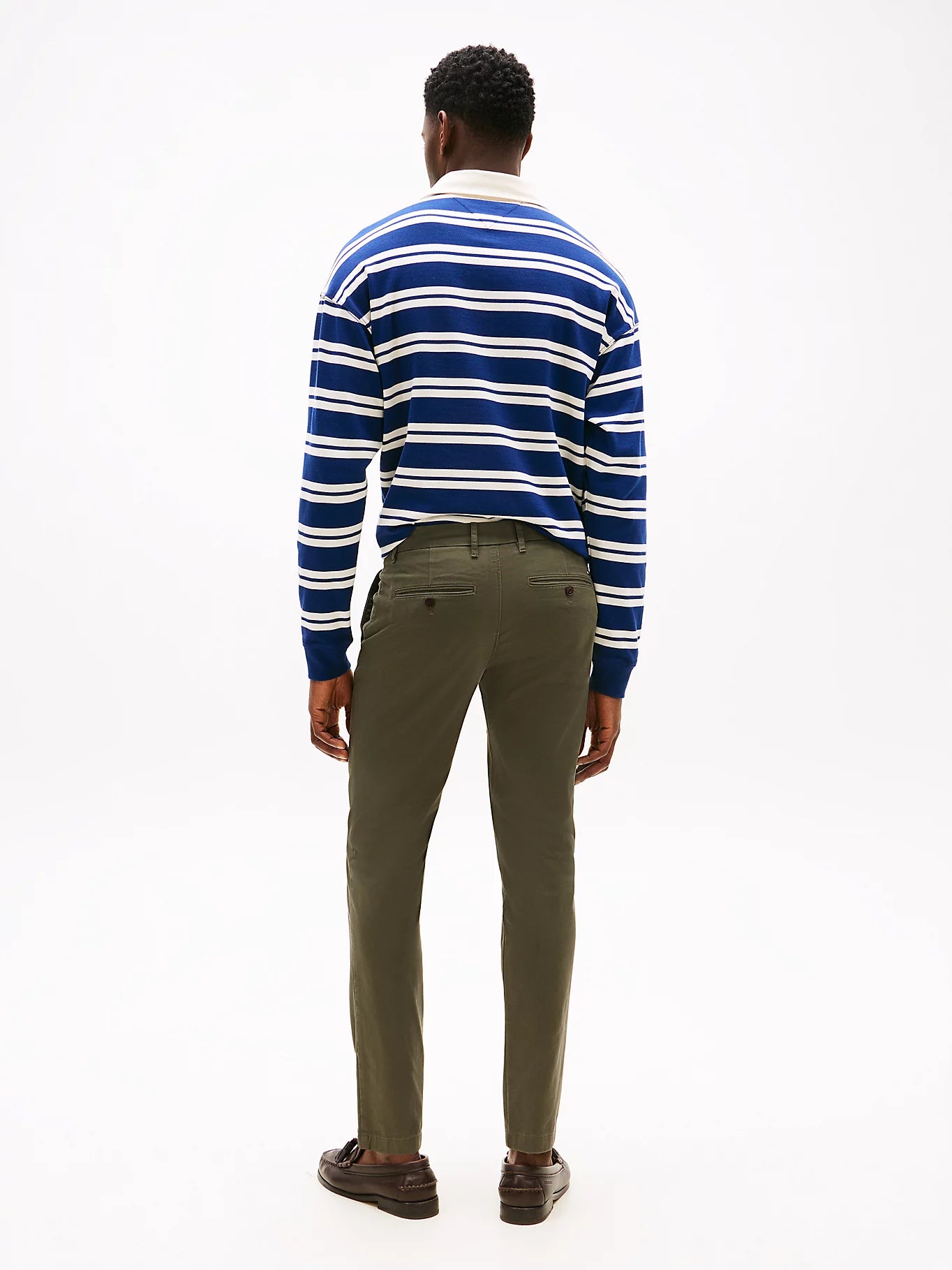Chino Tommy Hilfiger Bleecker Slim Fit Olive Homme – Pantalon élégant urbain automne