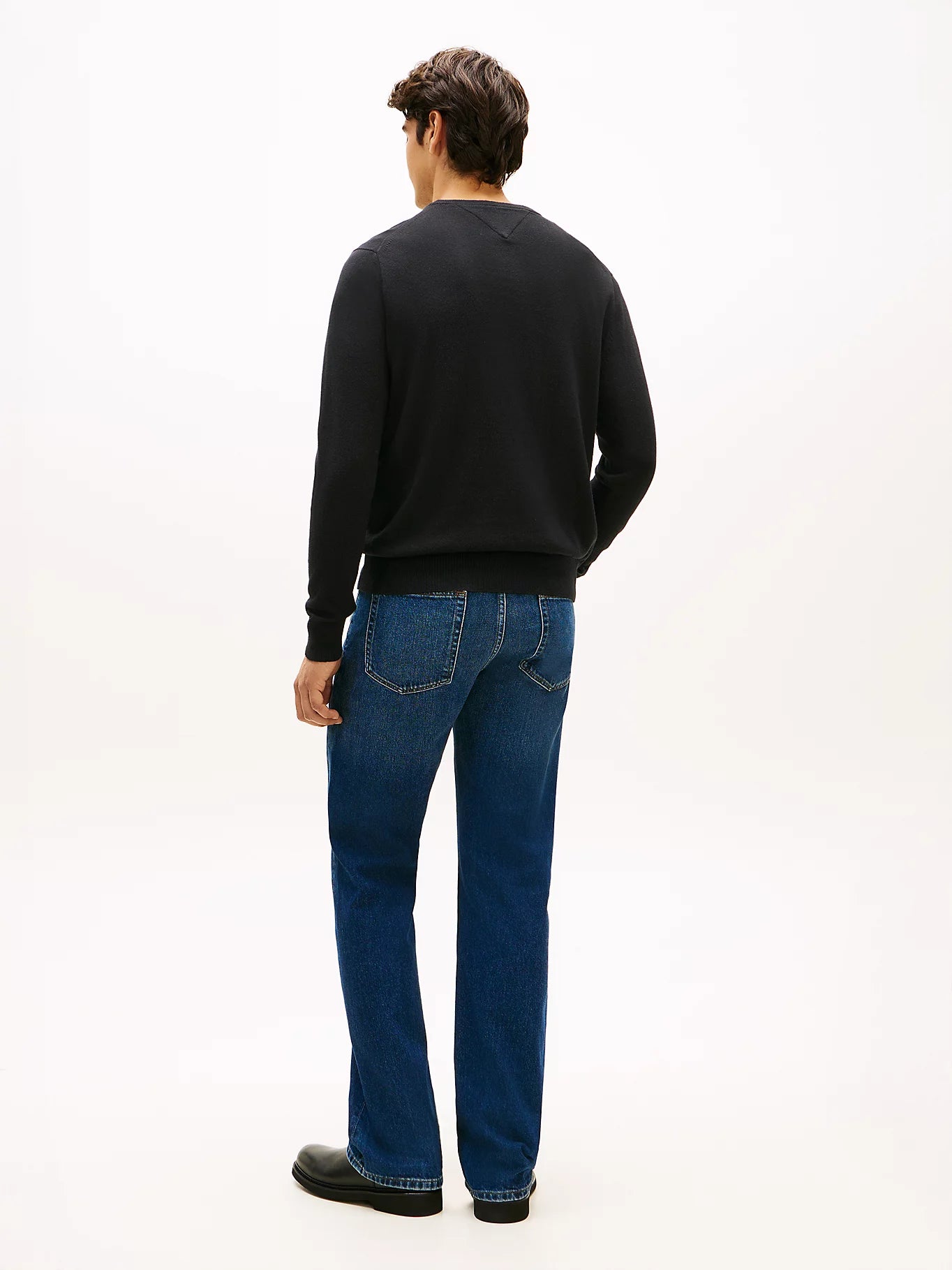 Pull Col O Tommy Hilfiger Noir 