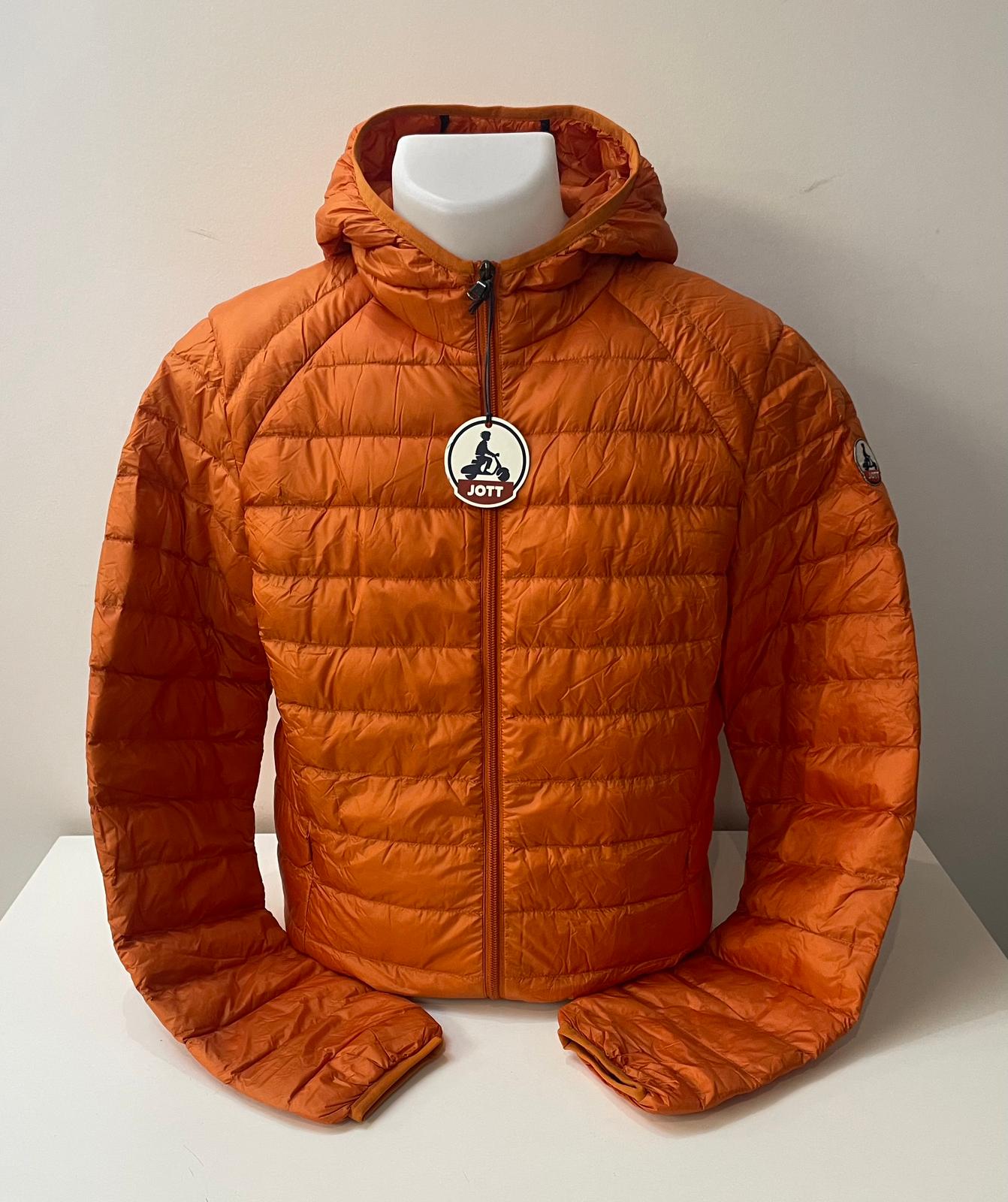 Doudoune JOTT Nico orange - Doudoune légère à capuche pochonnable