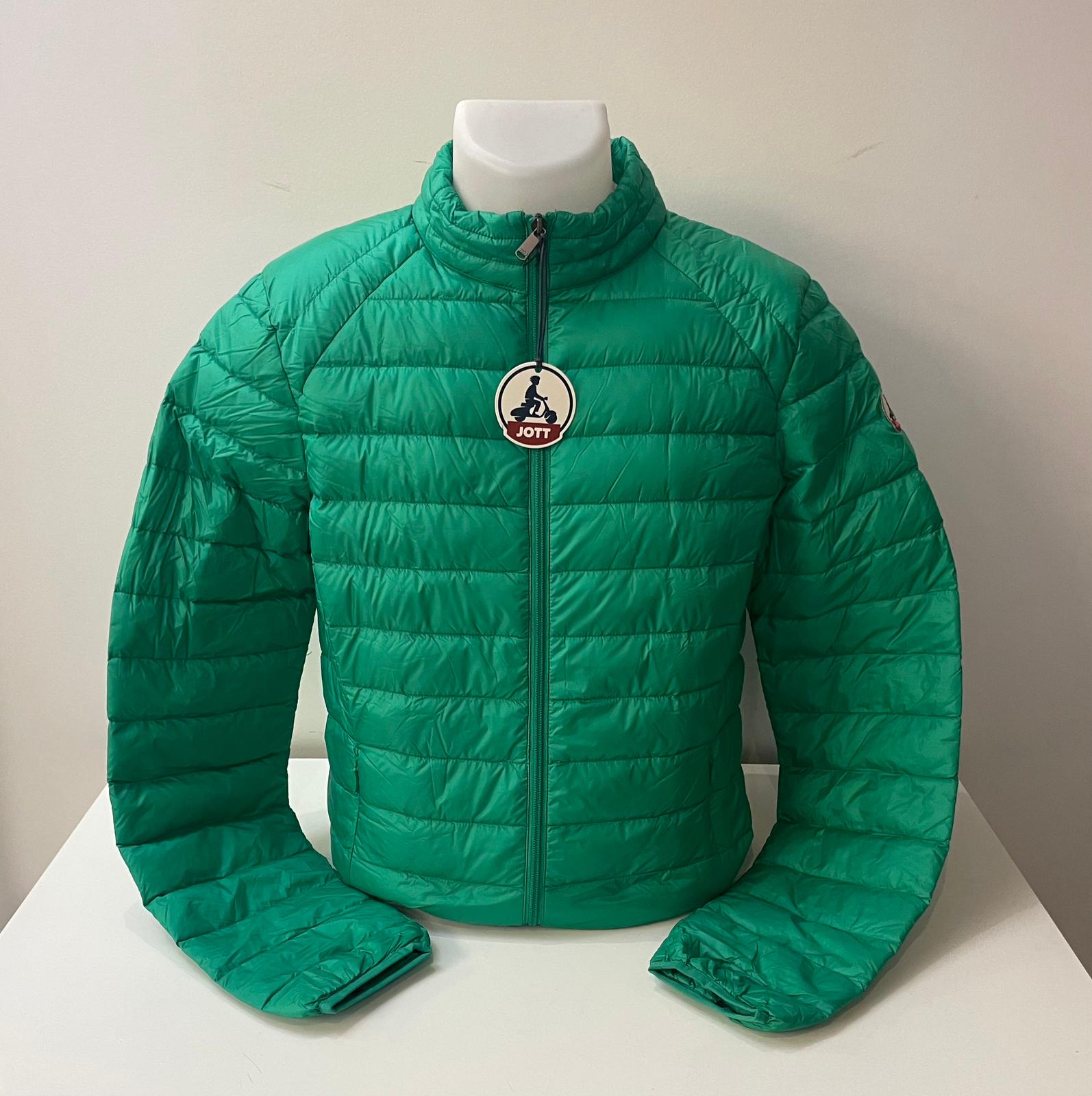 Doudoune JOTT Mat vert - Doudoune légère homme à col montant