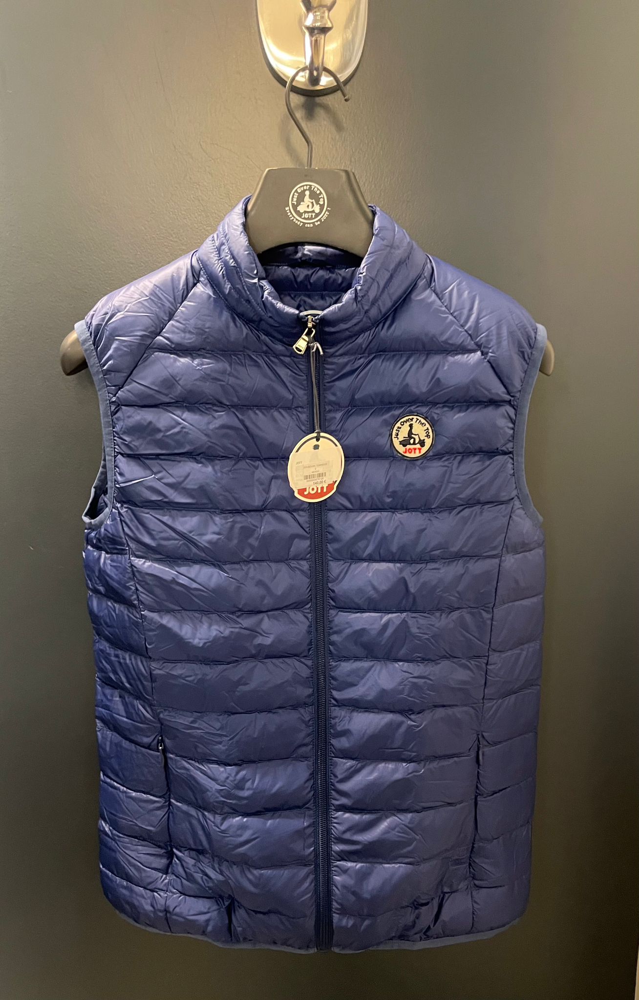 Doudoune Tom dark denim - Doudoune sans manches homme ajustée