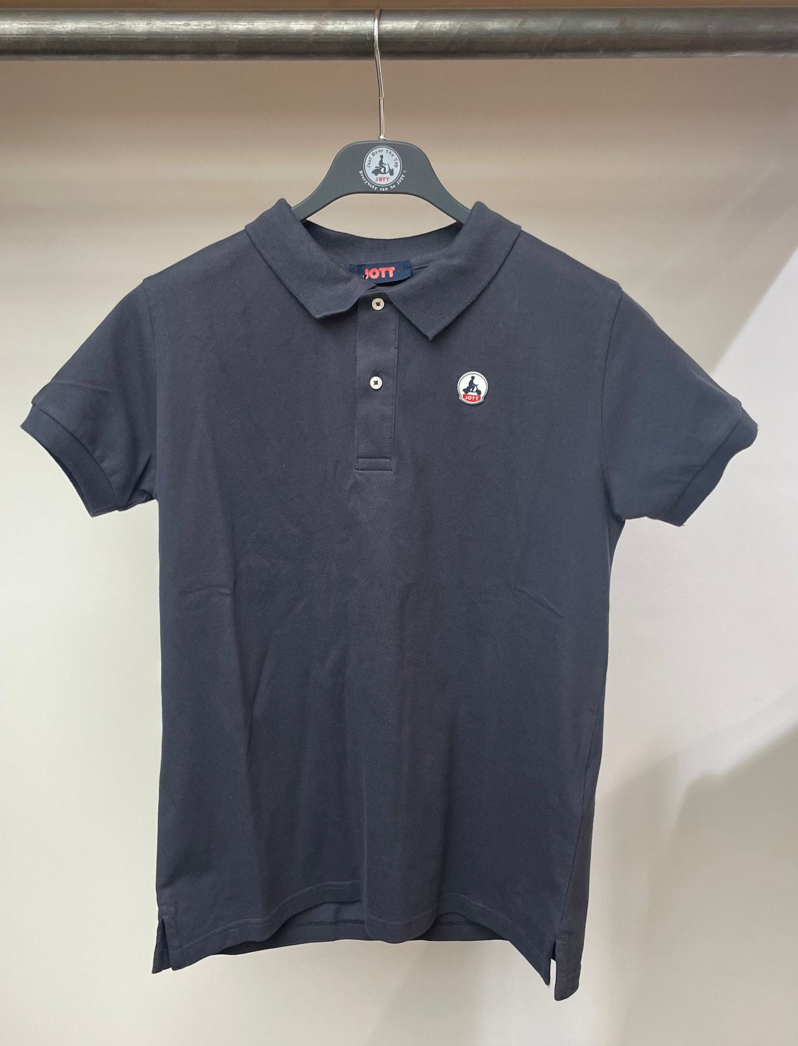 Polo bleu marine - Polo enfant mixte piqué de coton