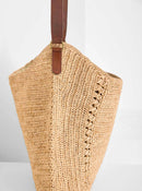 Sac Hobo Raphia Naturel Artisanal - Meva Tea Madagascar