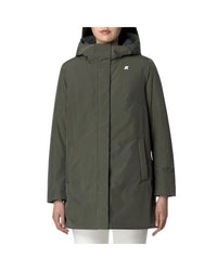 K-Way Sophie Soft Touch Vert Femme – Veste Imperméable Légère et Durable