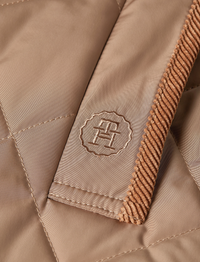 Veste réversible Tommy Hilfiger femme – Manteau quilted brun mi-saison, confortable et durable