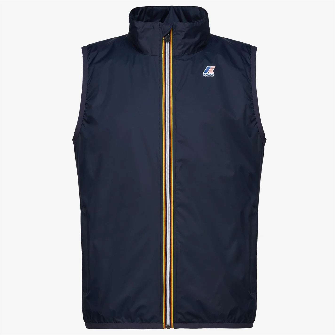 K-Way Doudoune Sans Manches Homme Le Vrai 3.0 Rouland Warm Bleu Marine – Gilet Imperméable, Coupe-Vent, Collection Automne