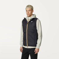 K-Way Doudoune Sans Manches Le Vrai 3.0 Rouland Warm Homme Noir — Veste Outdoor Imperméable, Coupe-Vent, Hiver