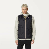 K-Way Doudoune Sans Manches Le Vrai 3.0 Rouland Warm Homme Noir — Veste Outdoor Imperméable, Coupe-Vent, Hiver