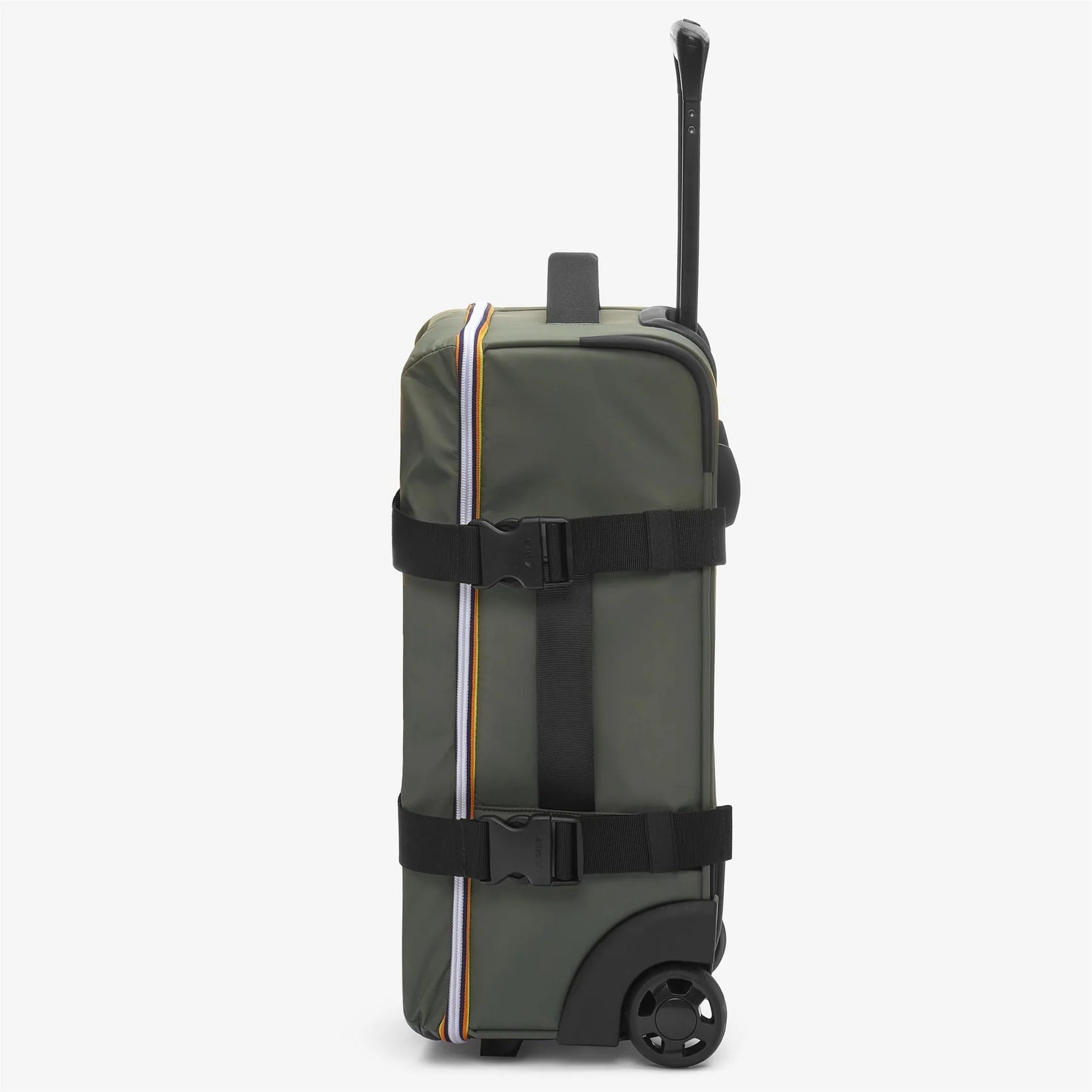 Petite valise K-Way kaki déperlante – bagage cabine léger, voyage urbain & vacances