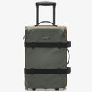 Petite valise K-Way kaki déperlante – bagage cabine léger, voyage urbain & vacances