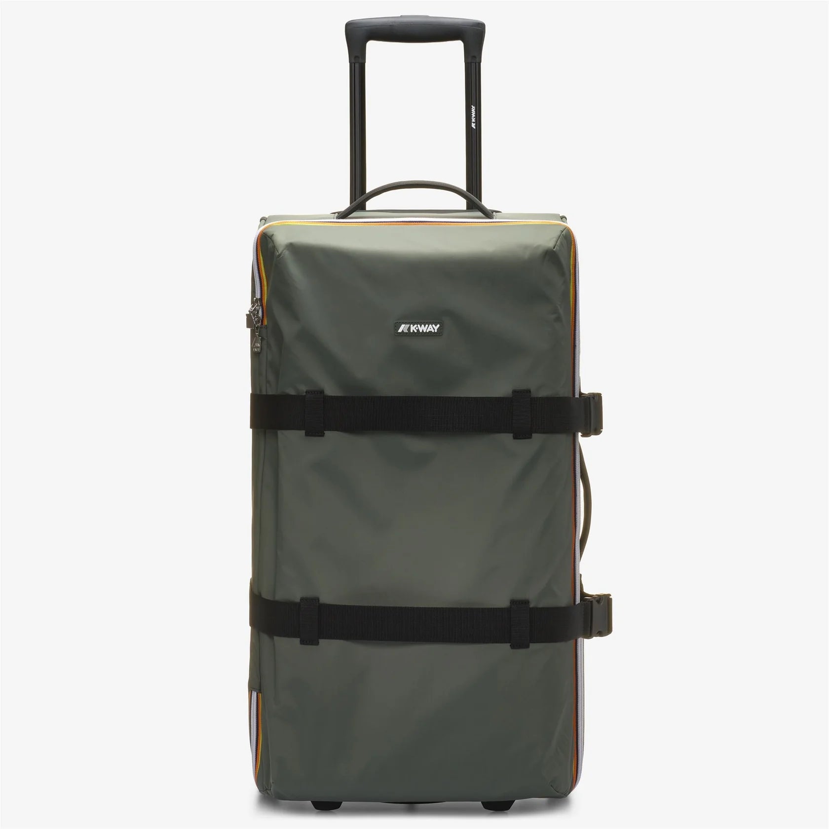 Valise K-Way Kaki Blossac – Bagage cabine imperméable, léger et résistant pour voyage