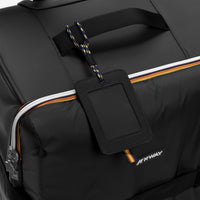 Valise K-Way Noir Blossac – Bagage cabine imperméable, léger et résistant pour voyage