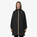 K-Way Le Vrai 4.0 Eiffel Noir — Coupe-Vent Imperméable Mixte, Capuche, Nylon Ripstop, Packs Dans Sa Poche, Tailles XS à 3XL | Urban Chic