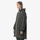 K-Way Le Vrai 4.0 Eiffel Green Blackish — Coupe-Vent Imperméable Mixte, Capuche, Nylon Ripstop, Packs Dans Sa Poche, Tailles XS à 3XL | Urban Chic