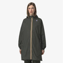 K-Way Le Vrai 4.0 Eiffel Green Blackish — Coupe-Vent Imperméable Mixte, Capuche, Nylon Ripstop, Packs Dans Sa Poche, Tailles XS à 3XL | Urban Chic