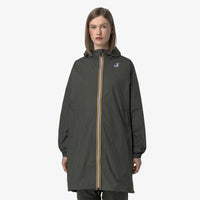 K-Way Le Vrai 4.0 Eiffel Green Blackish — Coupe-Vent Imperméable Mixte, Capuche, Nylon Ripstop, Packs Dans Sa Poche, Tailles XS à 3XL | Urban Chic