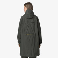 K-Way Le Vrai 4.0 Eiffel Green Blackish — Coupe-Vent Imperméable Mixte, Capuche, Nylon Ripstop, Packs Dans Sa Poche, Tailles XS à 3XL | Urban Chic