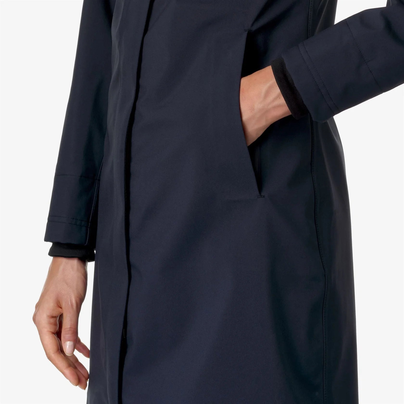 Veste K-Way Stephy Bonded Bleu Marine Femme 