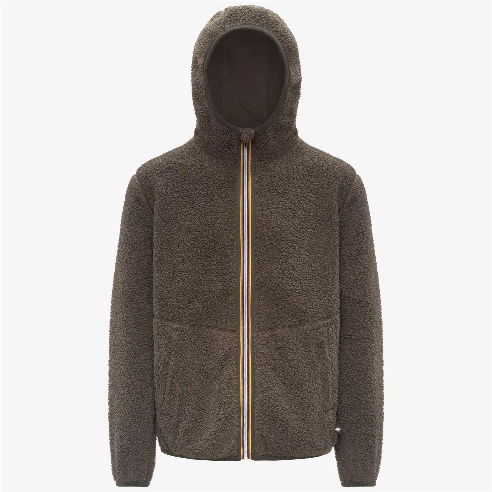 Veste K-Way Jack sherpa polar double Black Oilve Combo 
