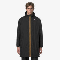 K-Way Le Vrai 4.0 Warm Eiffel Noir Mixte – Veste imperméable coupe-vent unisexe, Automne/Hiver