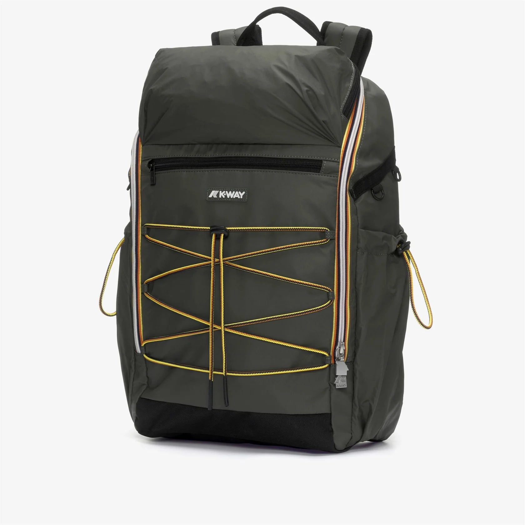 Sac à Dos K-Way Monte Limar kaki  - Imperméable et Résistant pour École, Randonnée, Bureau
